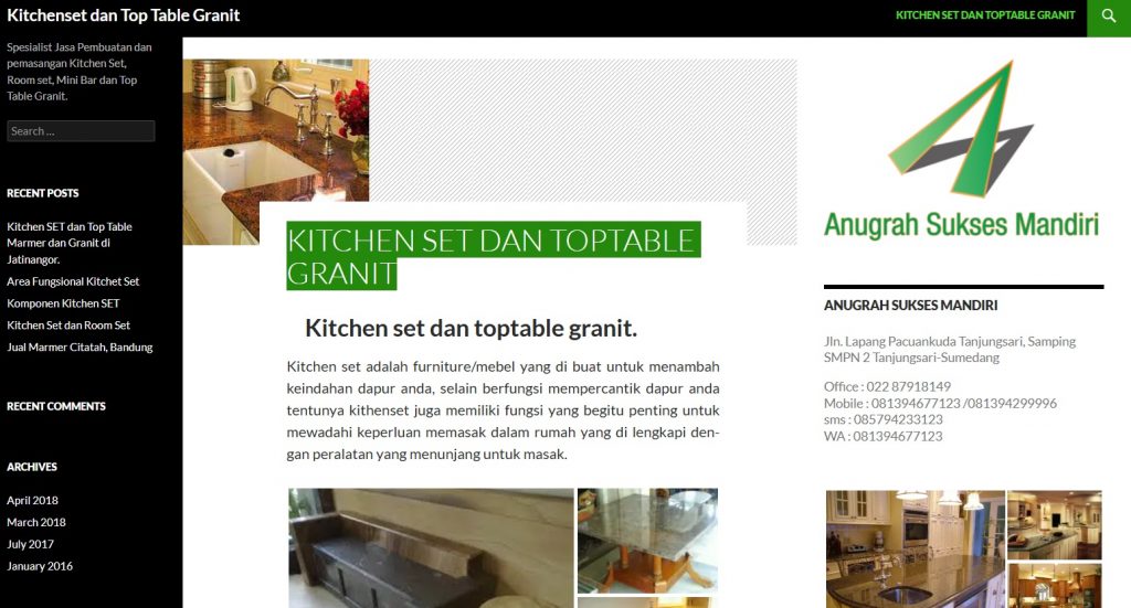 Dapur adalah ruang penting dalam sebuah rumah, tempat kebersamaan keluarga terjalin. Untuk itu, kami menghadirkan Kitchen Set modern dengan Toptable Granit premium yang menggabungkan fungsionalitas, keindahan, dan kekuatan dalam satu desain.
Kitchen Set dibuat dengan desain custom sesuai kebutuhan ruang, sehingga dapur menjadi lebih rapi, teratur, dan nyaman digunakan. Sementara itu, Toptable Granit menambah kesan mewah dengan keunggulan tahan panas, anti gores, tidak mudah retak, serta mudah dibersihkan.